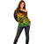 (Custom Personalised) Kakau Polynesian Tribal Hawaiian Turtle with Kanaka Maoli Reggae Off Shoulder Sweater LT9 - Polynesian Pride