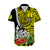 (Custom Personalised) New Caledonia Polynesian Coat Of Arms Mix Tropical Flowers Hawaiian Shirt LT14 - Polynesian Pride