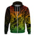 Custom Kakau Polynesian Tribal Hawaiian Turtle with Kanaka Maoli Reggae Hoodie LT9 - Polynesian Pride