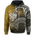 Samoa Custom Hoodie Samoa Seal Wave Style (Gold) Unisex Gold - Polynesian Pride