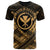 Hawaii Custom T Shirt Gold Kanaka MaoliPolynesian Patterns Unisex Art - Polynesian Pride