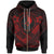 Yap Custom Polynesian Zip up Hoodie Yap Red Seal Camisole Hibiscus Style Unisex Red - Polynesian Pride