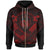 Hawaii Custom Zip up Hoodie Red Seal Polynesian Patterns Unisex Red - Polynesian Pride