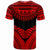 Niue Custom T Shirt Tribal Pattern Cool Style Red Color - Polynesian Pride