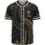 Federated States Of Micronesia Baseball Shirt - Gold Tribal Wave Unisex Gold - Polynesian Pride