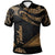 Tokelau Polo Shirt Polynesian Tattoo Gold Version Unisex Gold - Polynesian Pride