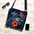 Kosrae Polynesian Boho Handbag - Blue Turtle Hibiscus One Style One Size Blue - Polynesian Pride