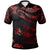 Fiji Polo Shirt Polynesian Tattoo Red Version Unisex Red - Polynesian Pride