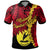 Papua New Guinea National Capital District Province Polynesian Polo Shirt Tribal Wave Tattoo Unisex Red - Polynesian Pride