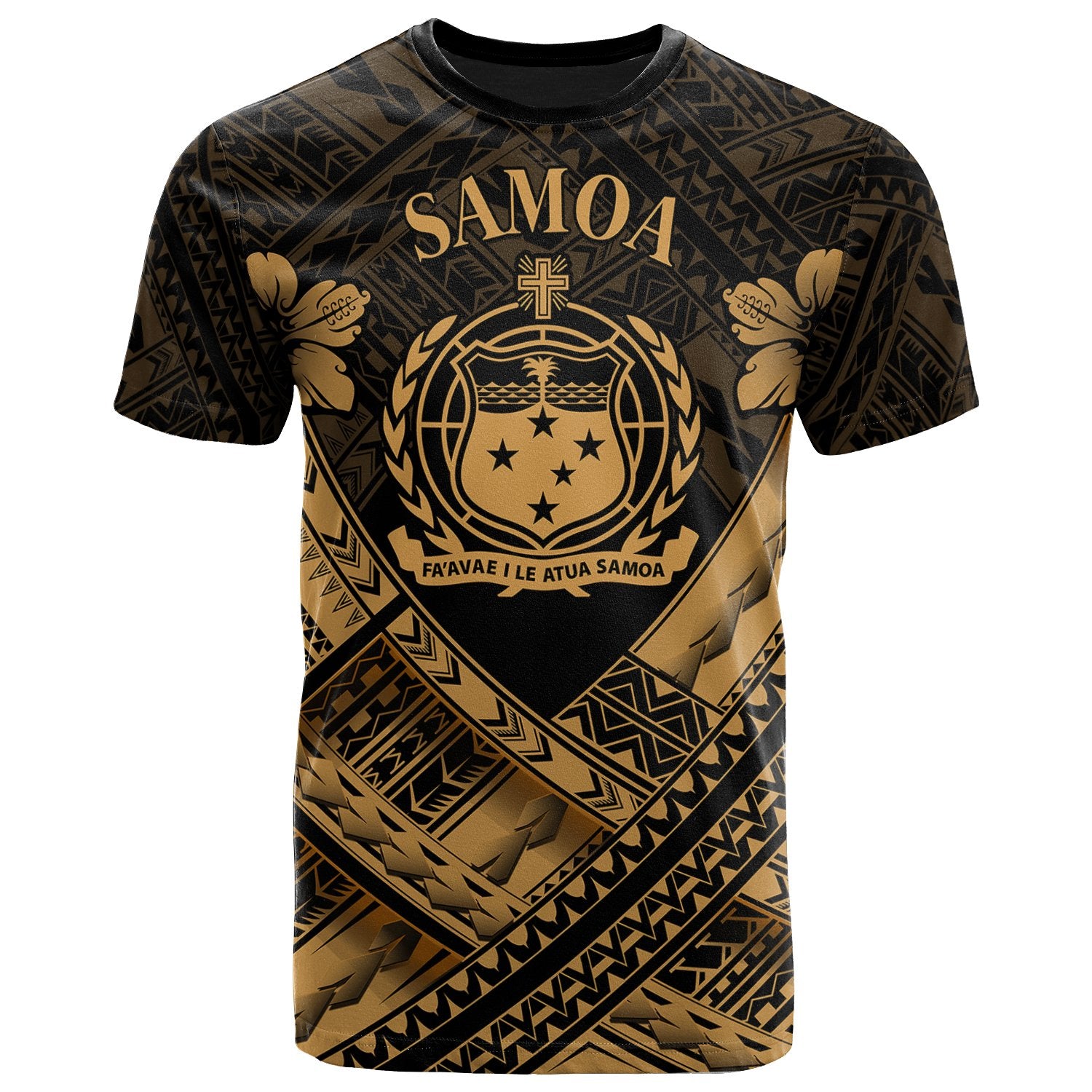 Samoa PolynesianT Shirts Samoa Gold Seal Camisole Hibiscus Style Adult Art - Polynesian Pride