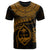 Guam Polynesian T Shirt Guam Waves (Golden) Unisex Golden - Polynesian Pride