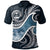 Guam Polynesian Polo Shirt Ocean Style Unisex Blue - Polynesian Pride