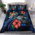 Fiji Polynesian Bedding Set - Blue Turtle Hibiscus Blue - Polynesian Pride