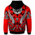 Tokelau Hoodie Tribal Sun Tattoo Red Color - Polynesian Pride