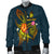 New Caledonia Polynesian Personalised Men's Bomber Jacket - Legend of New Caledonia (Blue) - Polynesian Pride