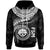 Federated States of Micronesia Polynesian Hoodie FSM Waves (White) Unisex White - Polynesian Pride