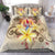 Tahiti Polynesian Bedding Set - Summer Tropical White - Polynesian Pride