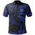 Tahiti Polynesian Polo Shirt Blue Tribal Wave Unisex Blue - Polynesian Pride