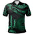 American Samoa Polo Shirt Polynesian Tattoo Green Version Unisex Green - Polynesian Pride