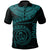 Polynesian Hawaii Polo Shirt Maui Polynesian Waves (Turquoise) Unisex Turquoise - Polynesian Pride