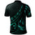 Yap Polo Shirt The Flow Of The Ocean Green - Polynesian Pride