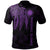 Marshall Islands Polo Polynesian Wings (Purple) Unisex Purple - Polynesian Pride