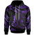 Chuuk Hoodie Polynesian Tattoo Purple Version Unisex Purple - Polynesian Pride