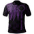 Cook Islands Polo Polynesian Wings (Purple) Unisex Purple - Polynesian Pride