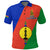 New Caledonia Polo Shirt Flag Style LT12 Unisex Red - Polynesian Pride