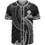 Wallis and Futuna Polynesian Baseball Shirt - White Tribal Wave Unisex White - Polynesian Pride