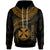 Wallis and Futuna Polynesian Hoodie Wallis and Futuna Waves (Golden) Unisex Golden - Polynesian Pride