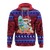 Guam Christmas Felis Pasgua Santas Guam Surf Board Hoodie LT2 - Polynesian Pride