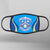 Tonga Apifo'ou College Mask - Tongan Tribal - LT12 Blue - Polynesian Pride