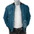 Palau Men's Bomber Jacket - Polynesian Style Blue - Polynesian Pride