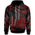 American Samoa Hoodie Polynesian Tattoo Red Version Unisex Red - Polynesian Pride