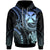 Wallis and Futuna Custom Hoodie Blue Turtle Unisex Blue - Polynesian Pride