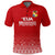 Custom Tonga Eua Polo Shirt Tongan Pattern LT12 Unisex Red - Polynesian Pride