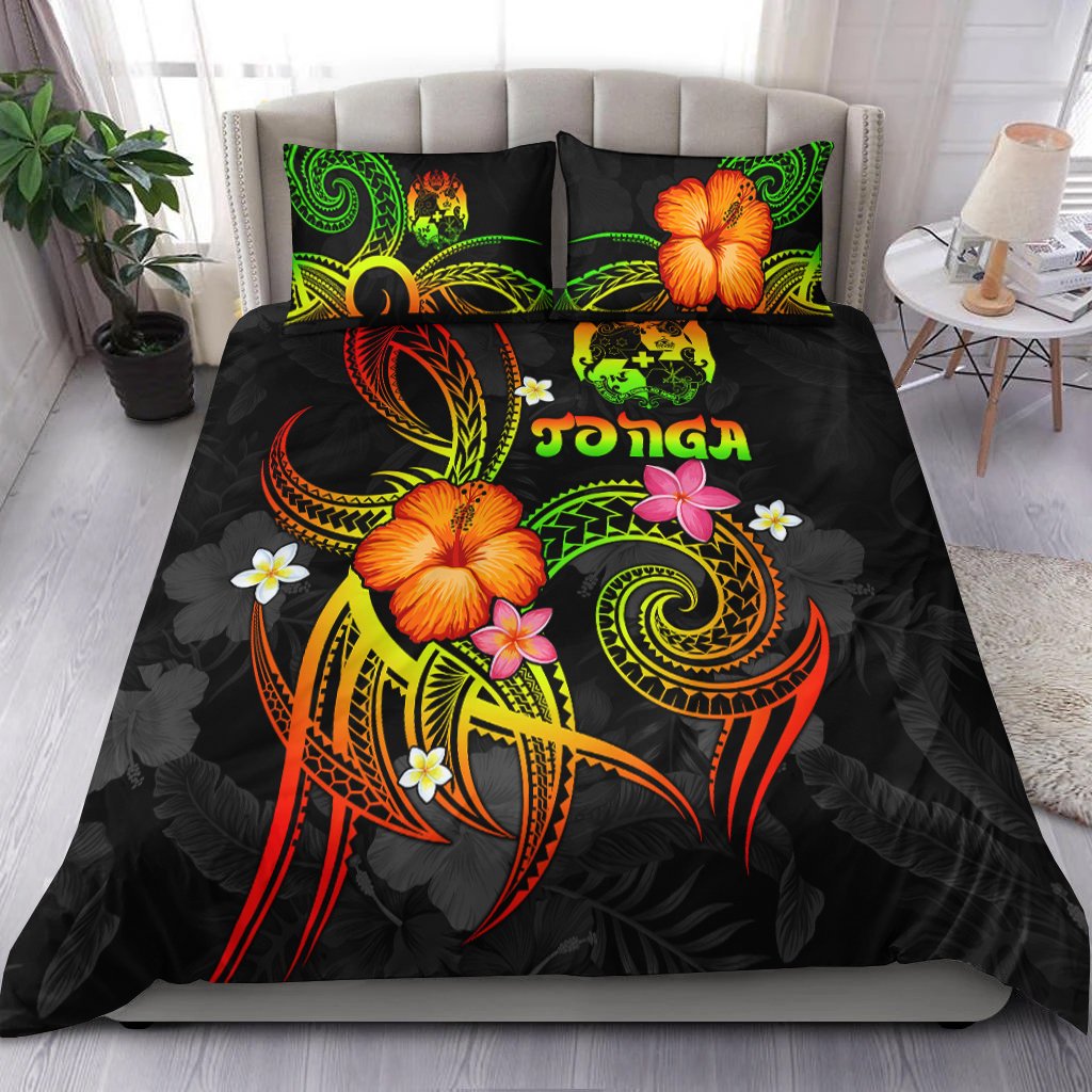 Tonga Polynesian Bedding Set - Legend of Tonga (Raggae) Raggae - Polynesian Pride