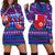 Wallis and Futuna Christmas Hoodie Dress - Ugly Christmas - LT12 Blue - Polynesian Pride