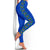 Pohnpei Polynesian Legging - Coat Of Arm Linked Style Blue - Polynesian Pride