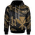 Hawaii Kanaka Maoli Hoodie Polynesian Tattoo Gold Version Unisex Gold - Polynesian Pride