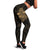 Chuuk Micronesia Women's Leggings - Gold Pineapple - Polynesian Pride