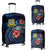 Tuvalu Polynesian Luggage Cover - Blue Turtle Hibiscus Blue - Polynesian Pride