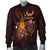 Pohnpei Polynesian Men's Bomber Jacket - Legend of Pohnpei (Red) - Polynesian Pride