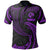 Tonga Polynesian Polo Shirt Purple Tribal Wave Unisex Purple - Polynesian Pride