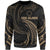 Cook Islands Polynesian Sweater - Gold Tribal Wave Unisex Gold - Polynesian Pride