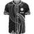 Nauru Polynesian Baseball Shirt - White Tribal Wave Unisex White - Polynesian Pride