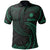 Nauru Polynesian Polo Shirt Green Tribal Wave Unisex Green - Polynesian Pride