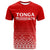 Tonga 676 T Shirt Tongan Pattern LT12 Unisex Red - Polynesian Pride