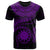 Nauru Polynesian T Shirt Nauru Waves (Purple) Unisex Purple - Polynesian Pride